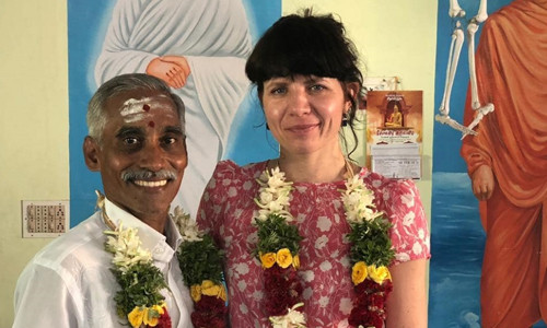Мария Сыченко прошла обучение по йоге в Индии