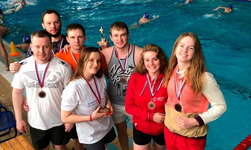Призовое место в открытом кубке Кемерово по водному поло